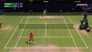 Tennis Elbow 2018 - Wimbledon - Federer vs Nadal