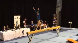 FAIL | Gymnast Splits Beam