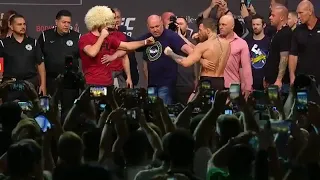 Khabib vs Mcgregor segundo cara a cara/ UFC229