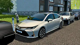 Toyota Corolla 2019 - City Car Driving [Steering Wheel Gameplay]