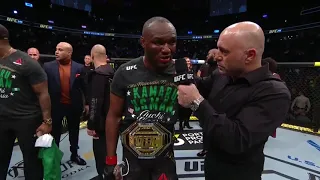 UFC 245: Камару Усман - Слова после боя