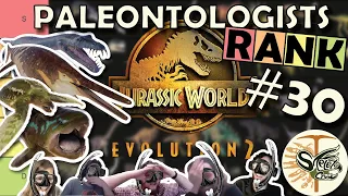 FRESH HOT WET LIZARDS | Paleontologists rank NEW MARINE SPECIES in Jurassic World: Evolution 2