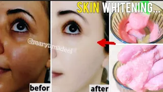 Japanese "PINK" mask for Skin Whitening / A magic recipe to lighten the skin in a short time |MA|