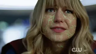 Supergirl 5x18 Rama Khan vs Supergirl fight scene