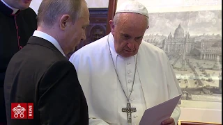 Udienza Papa Francesco col Presidente russo Putin 2019 07 04