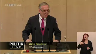 Walter Rosenkranz FPÖ   Nationalratssitzung vom 30.01.2019 um 09:05 Uhr