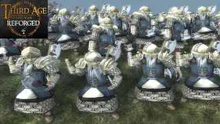 DWARVEN LEGION MARCHES ON MORVA TARTH (Siege Battle) - Third Age: Total War (Reforged)