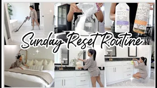 *NEW* PRODUCTIVE SUNDAY RESET ROUTINE || CLEANING MOTIVATION