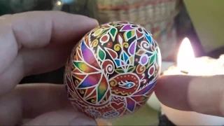 🕯 "ПТАШКА" ПИСАНКА ЗНЯТТЯ ВОСКУ МАЙСТЕР-КЛАС pysanky egg роспись яйца