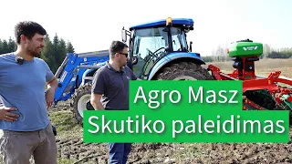 Agro Masz lėkštinio skutiko paleidimas I Čepūkis