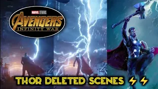 Avengers Infinity War Thor Deleted Scenes || Storm Breaker Lifting Scene || 24 × 7 FILMS ||