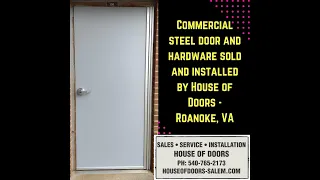 Commercial door
