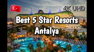 BEST 5 STAR ALL INCLUSIVE RESORTS | Antalya Turkey 2023 | Drone Footage 4K