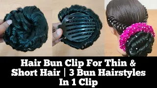 How to Use Hair Bun Clips #bun hairstyles