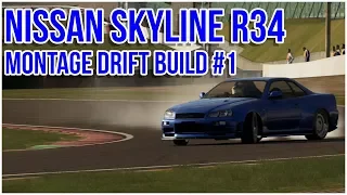 Nissan Skyline R34 Street Drift Build | Montage Drift Build #1 (Forza Motorsport 7)