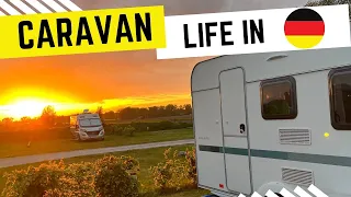 Camping with Caravan in Germany with Adria Aviva 360 DD | RÜGEN ISLAND 🇩🇪