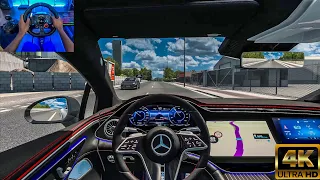 2022 Mercedes-Benz EQS 580 4MATIC - Euro Truck Simulator 2 | ETS2 1.49 | Logitech G29 Gameplay
