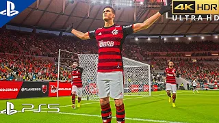 (PS5) eFootball 2023 Gameplay 4K 60FPS HDR | Flamengo vs Corinthians (Maracanã)