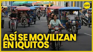 Motos y mototaxis son los principales medio de transporte en Iquitos