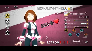 *I FINALLY GOT HER SSS+!!!!* My 2nd SSS+ character!? (My Hero Academia: the strongest hero)