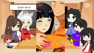 Inuyasha reacciona a aome es hinata