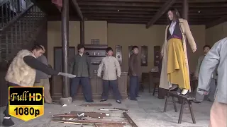 [Kung Fu Movie] The beautiful Kung Fu girl overturned the entire gangster den by herself!#movie