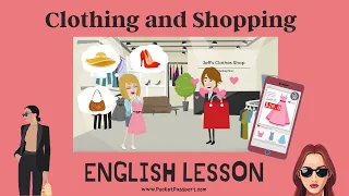 Conversation about Clothes and Fashion | Past Simple and Adjectives