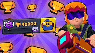 Brawl Stars Pushing to 40,000 Trophies!! | Brawl Stars Trophy Pushing