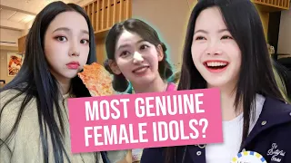 3 Female Idols With The Most GENUINE Personality
