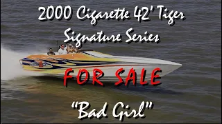 FOR SALE - "Bad Girl" Cigarette 42' Tiger Signature Series