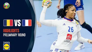 France impress again | Romania vs France | Highlights | PR | Women's EHF EURO 2022