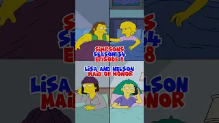 Lisa and Nelson maid of honor #simpsons  #simpson #thesimpsons34 #lisa