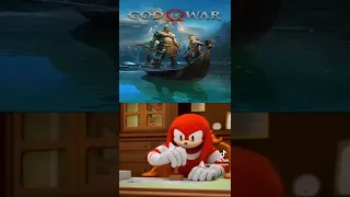 Knuckles approves God of war games #godofwar #godofwarragnarok #knuckles #meme