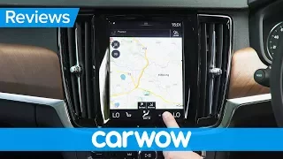 Volvo V90 2018 Estate infotainment and interior review | Mat Watson Reviews