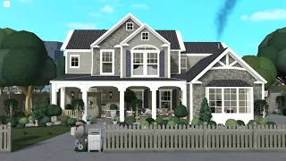 Coastal Suburban Family Home | Bloxburg | tour + floorplans