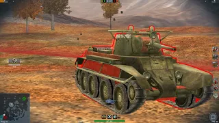 Обзор на БТ-7 танк 3 уровня WOT Blitz