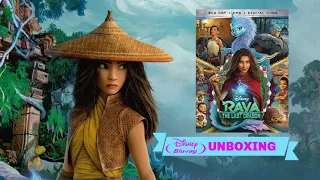 RAYA AND THE LAST DRAGON BLU RAY UNBOXING.