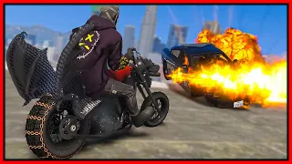 I Built Flamethrower Bike in GTA 5 RP and Destroyed Cops