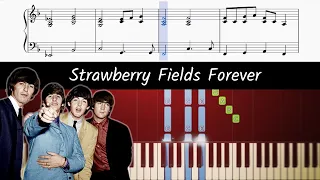 How to play piano part of Strawberry Fields Forever by The Beatles