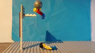 dunking a basketball [ Lego edition ]