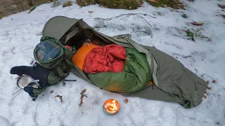 Winter Camping, Black Forest Germany (POV)