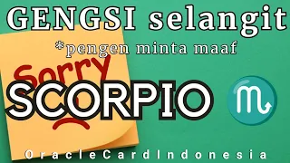 SCORPIO ♏️ ❤️ Yang SEGERA Ingin Datang Menyesal dan Meminta Maaf tapi GENGSI #generalreading