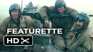 Fury Featurette - Brothers Under The Gun (2014) - Brad Pitt, Shia LaBeouf War Movie HD