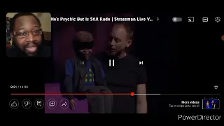 David Strassman "Chuck thinks he's psychic but Is still rude" reaction