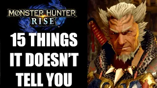15 Beginners Tips And Tricks Monster Hunter RISE Doesn't Tell You