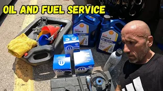 2022 Ram 3500 Oil change and fuel filter service