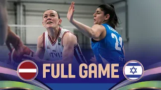 Latvia v Israel | Full Basketball Game | FIBA Women's EuroBasket 2025 Qualifiers
