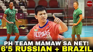 Pilipinas PUMALAG sa 4th Best Qatar Team na may 6’5” Russian NT Player! Improving at Halimaw sa Net