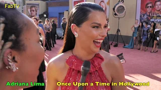 The amazing model Adriana Lima @ Once Upon a Time in Hollywood