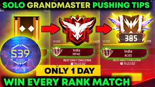 Free Fire Solo Rank Push Tips And Tricks | Win Every Ranked Match | How To Push Rank In Free Fire